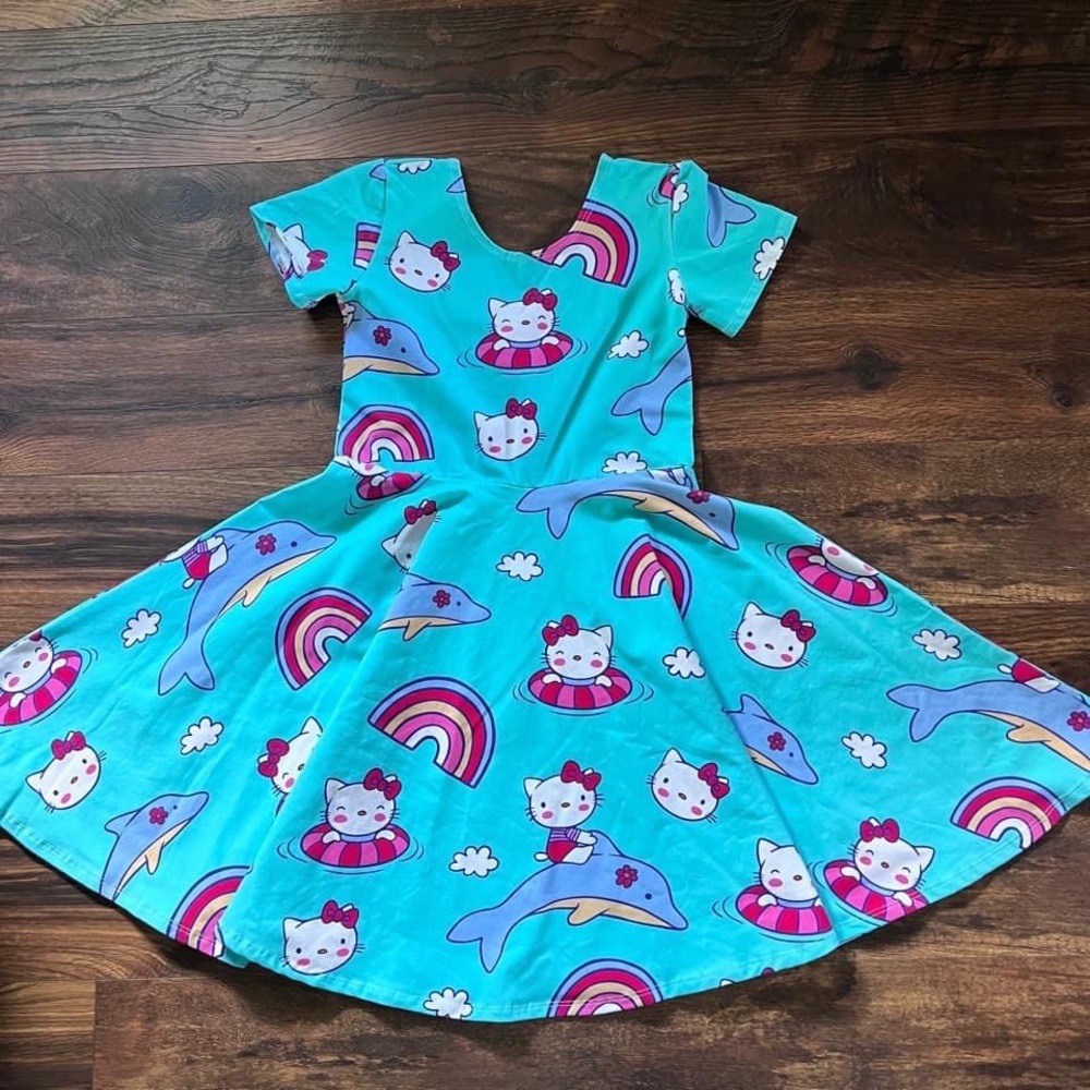 Hello Kitty stretchy twirl dress 13/14